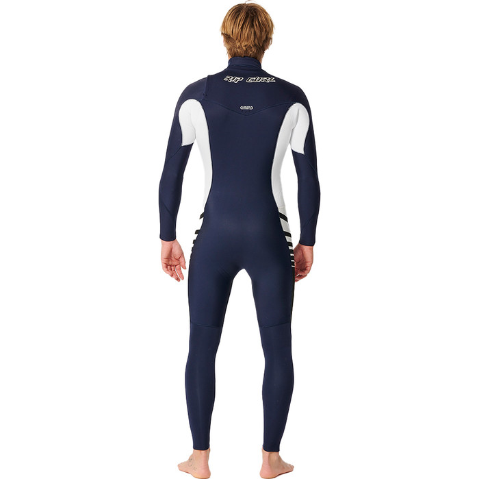 2024 Rip Curl Mens Dawn Patrol Performance 3/2mm Chest Zip Wetsuit 15EMFS - Navy